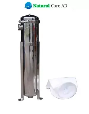 Filtro o portafiltro Bolsa Acero Inoxidable para filtración del agua